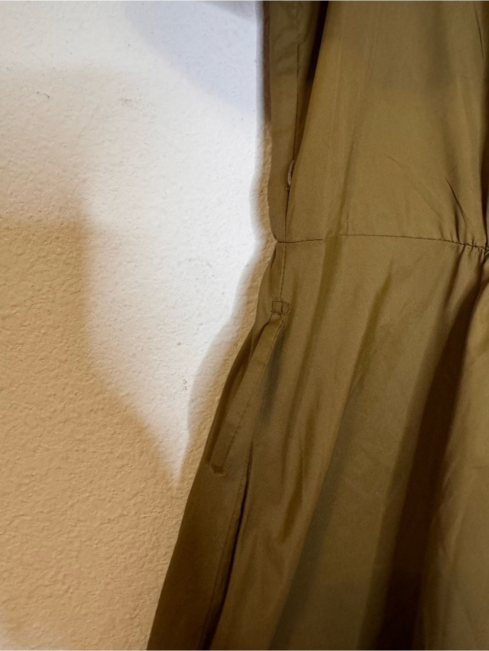 STAUD Olive Brown Shirt Maxi Dress - Picture 8 of 8